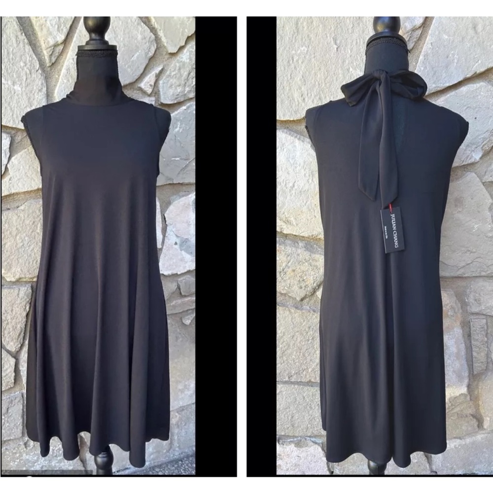 Julian Chang‎ Black Halter Dress S